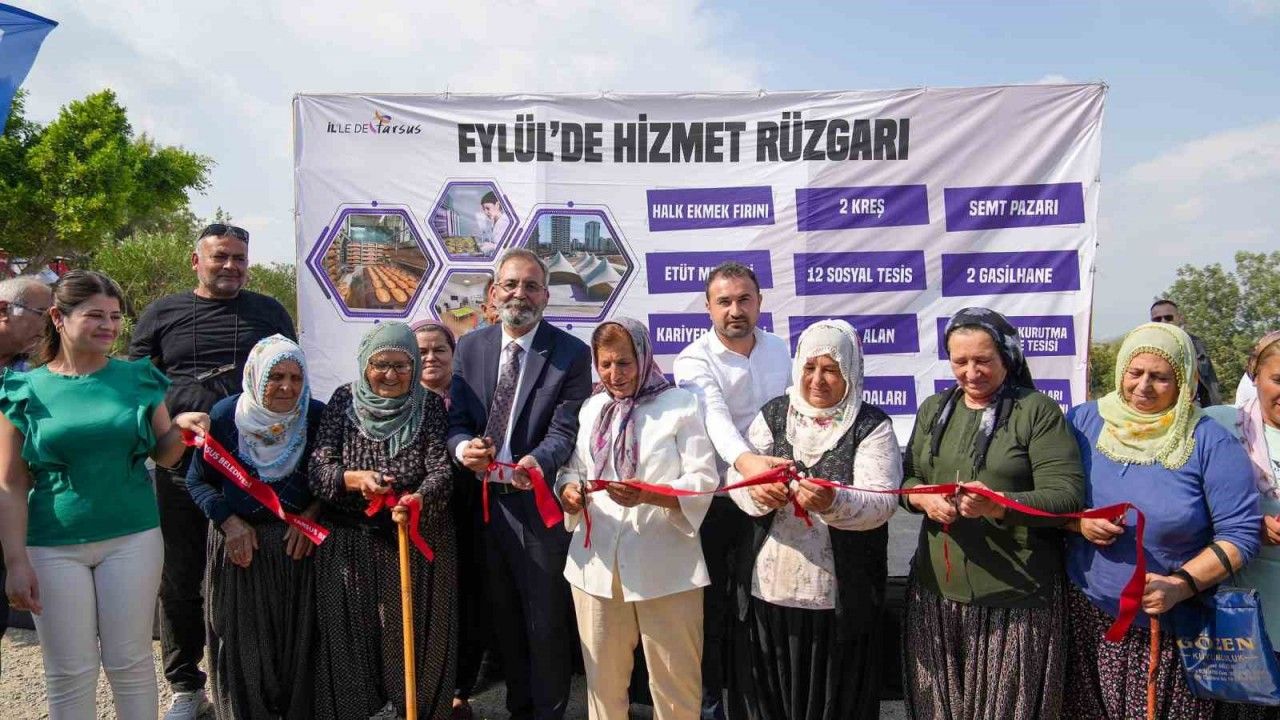 Tarsus’un köylerinde sosyal tesis ağı genişliyor