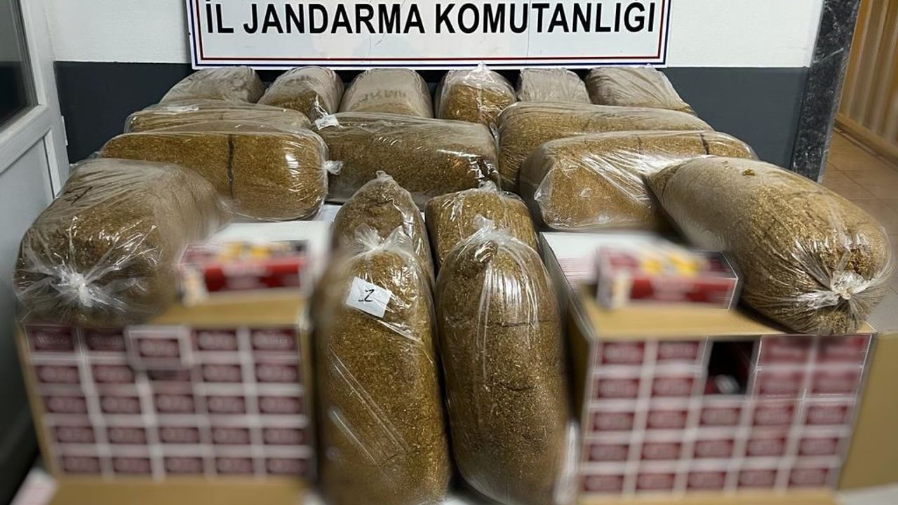 Antalya’da 190 kilogram kaçak tütün ele geçirildi