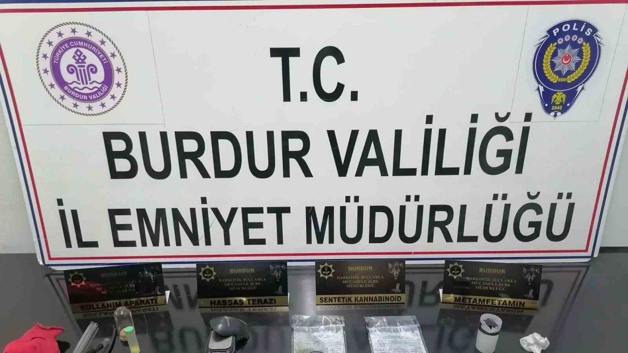Burdur’da uyuşturucu operasyonu: 13 şahsa işlem yapıldı