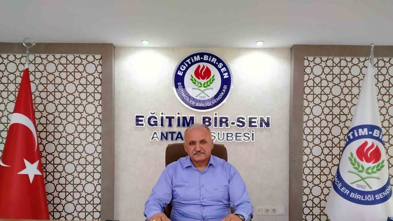 Eğitim Bir Sen Antalya Şube Başkanı Miran: "Sendikamsı yapı manipüle ediyor"