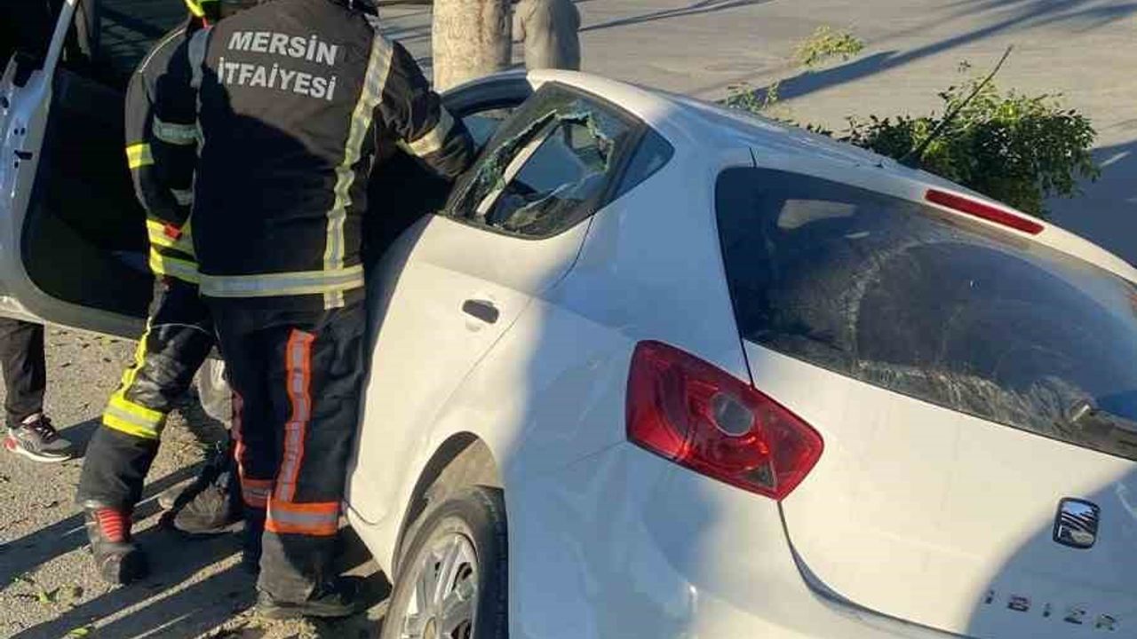 Tarsus’ta trafik kazası: 1 yaralı