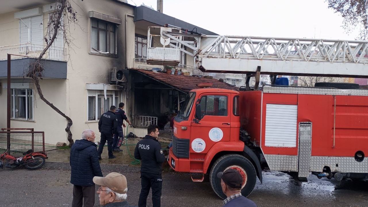 Müstakil evde çıkan yangın korkuttu: 1 kişi dumandan etkilendi