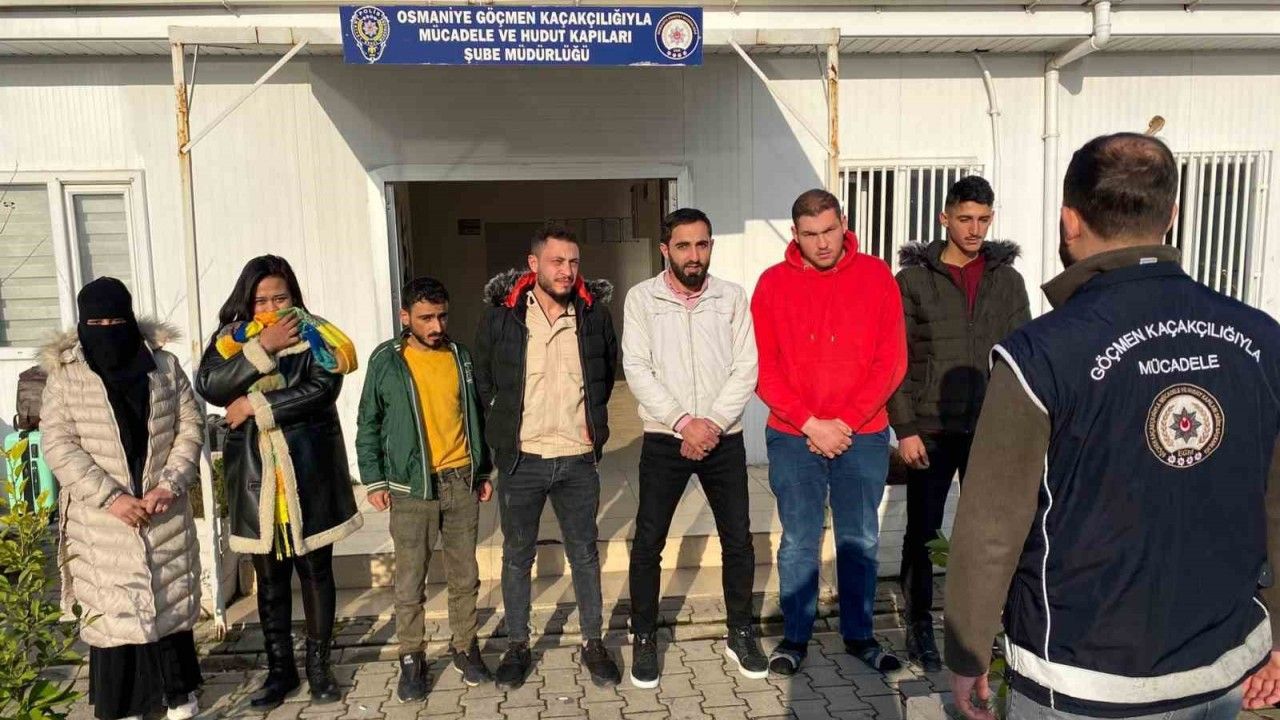 Osmaniye’de 7 düzensiz göçmen yakalandı