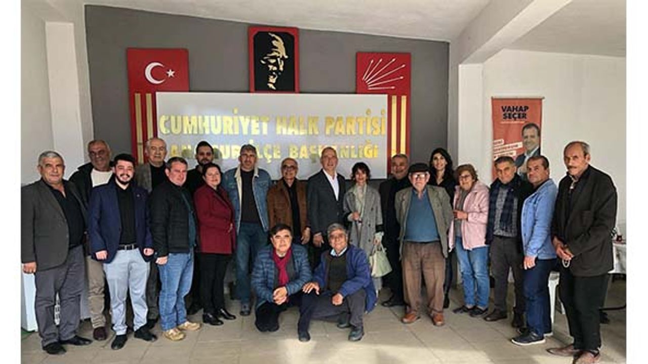 Eğitim-Sen Anamur'dan CHP Adayı Deniz'e Sıcak Karşılama