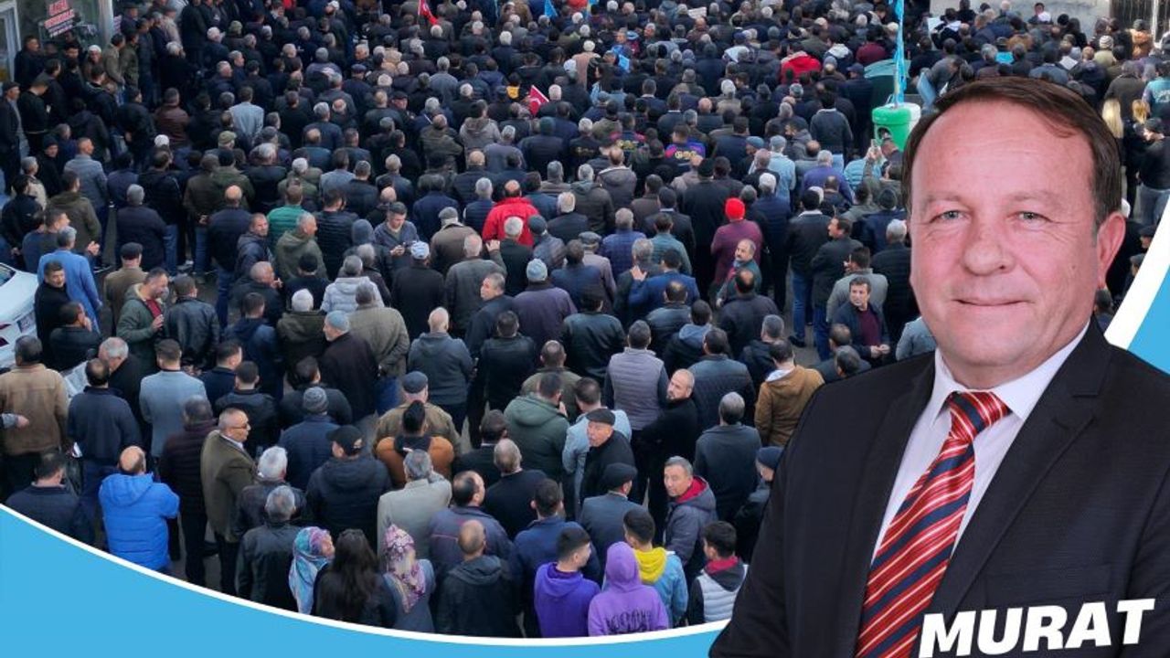 İyi Parti Mut Belediye Başkan Adayı Murat Orhan ilçeyi salladı