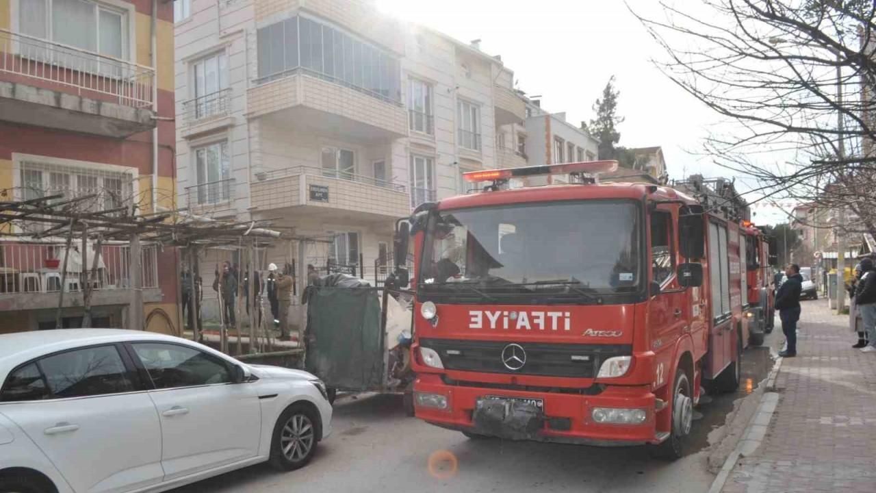 Burdur’da elektrikli battaniye az daha evi yakıyordu