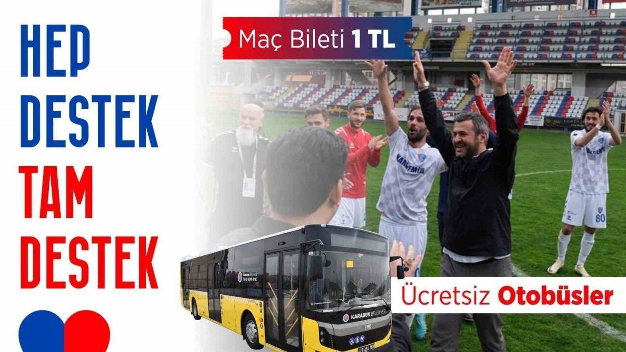 Başkan Çetinkaya’dan Karabük İdmanyur maçına ulaşım desteği