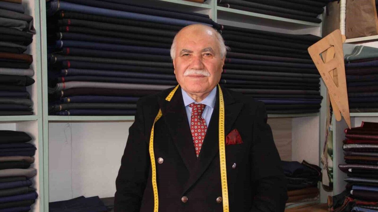 Yarım asırdır sürdürdüğü terziliğin son ustalarından: Yetiştirecek çırak bulamıyor