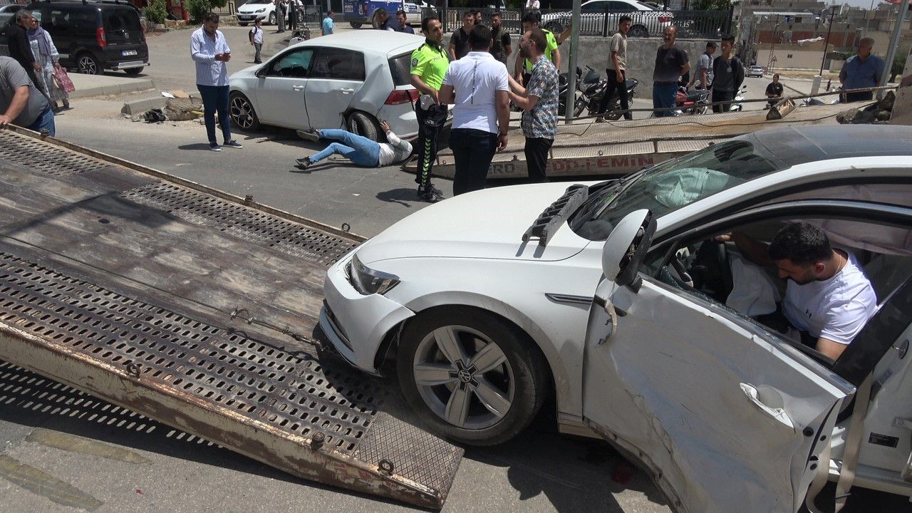 Kilis’te zincirleme kaza: 2 yaralı