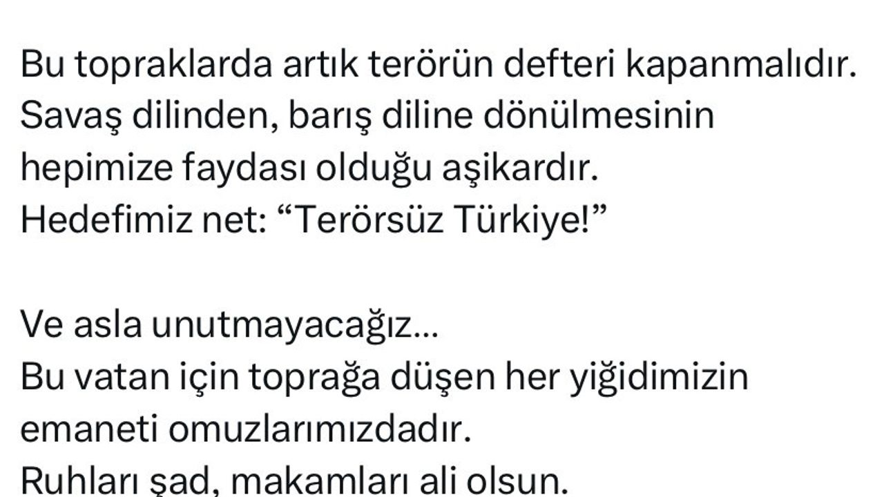 Milletvekili Hatipoğlu: "Bu topraklarda artık terörün defteri kapanmalıdır"