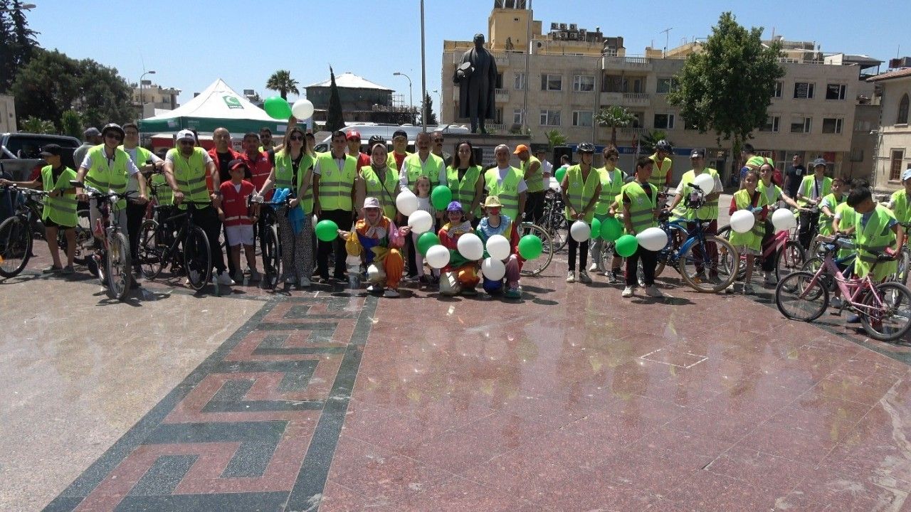 Kilis’te farkındalık için pedallar bağımlılığa karşı çevrildi