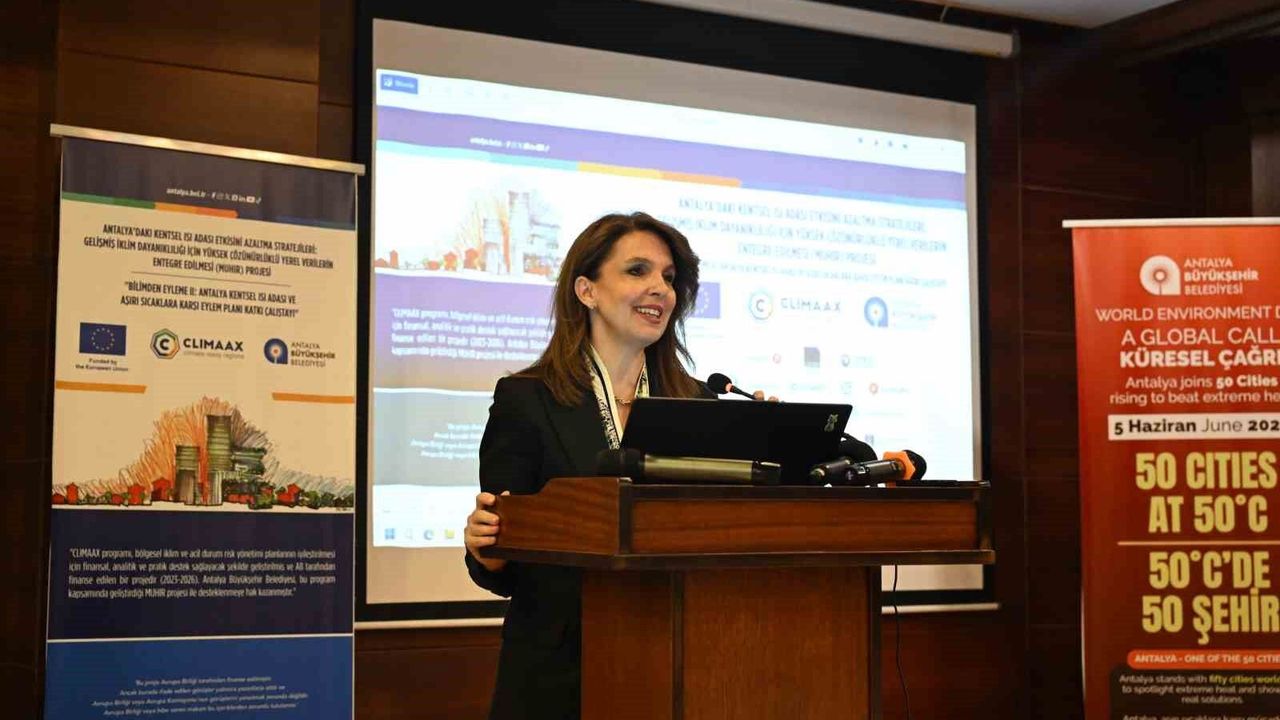 Antalya Büyükşehir Belediyesi, CLIMAAX Projesi kapsamında çalıştay düzenledi