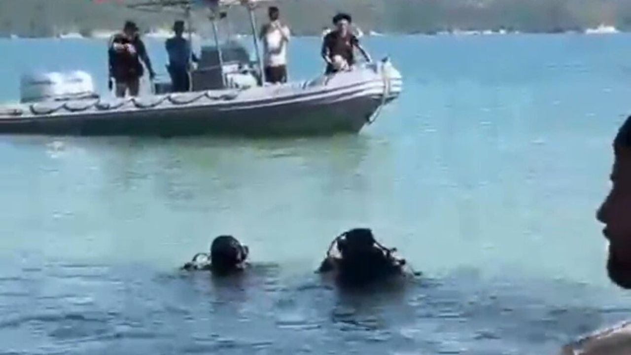 Dalgıç Polisten Hayat Veren Kalp Masajı