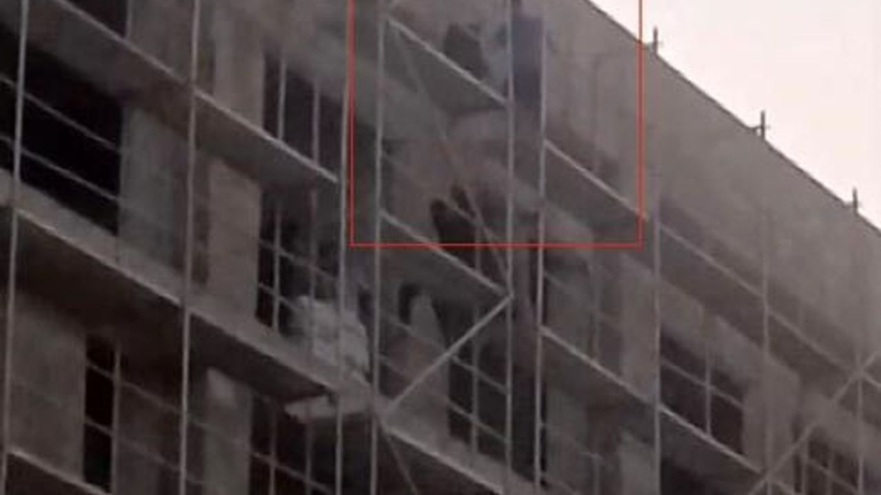 Fakülte inşaatında usta başının maaş vurgunu işçileri iskeleye çıkardı