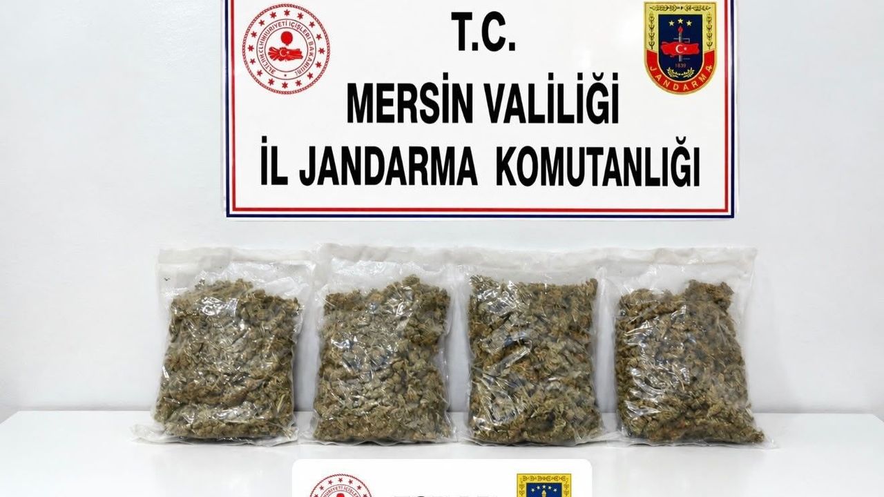Mersin'de uyuşturucu operasyonu: 2 gözaltı