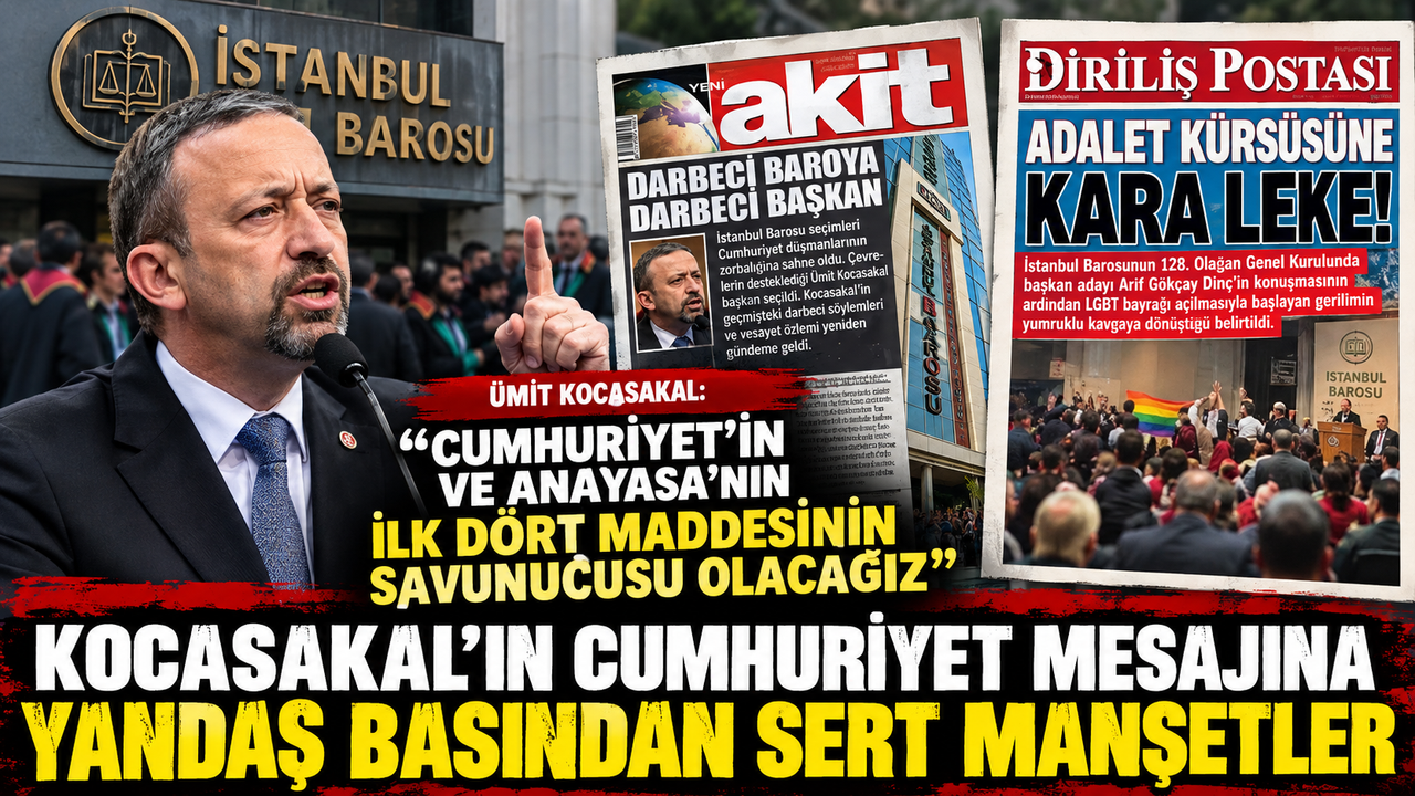 Kocasakal konuştu, iki gazete hedef aldı!