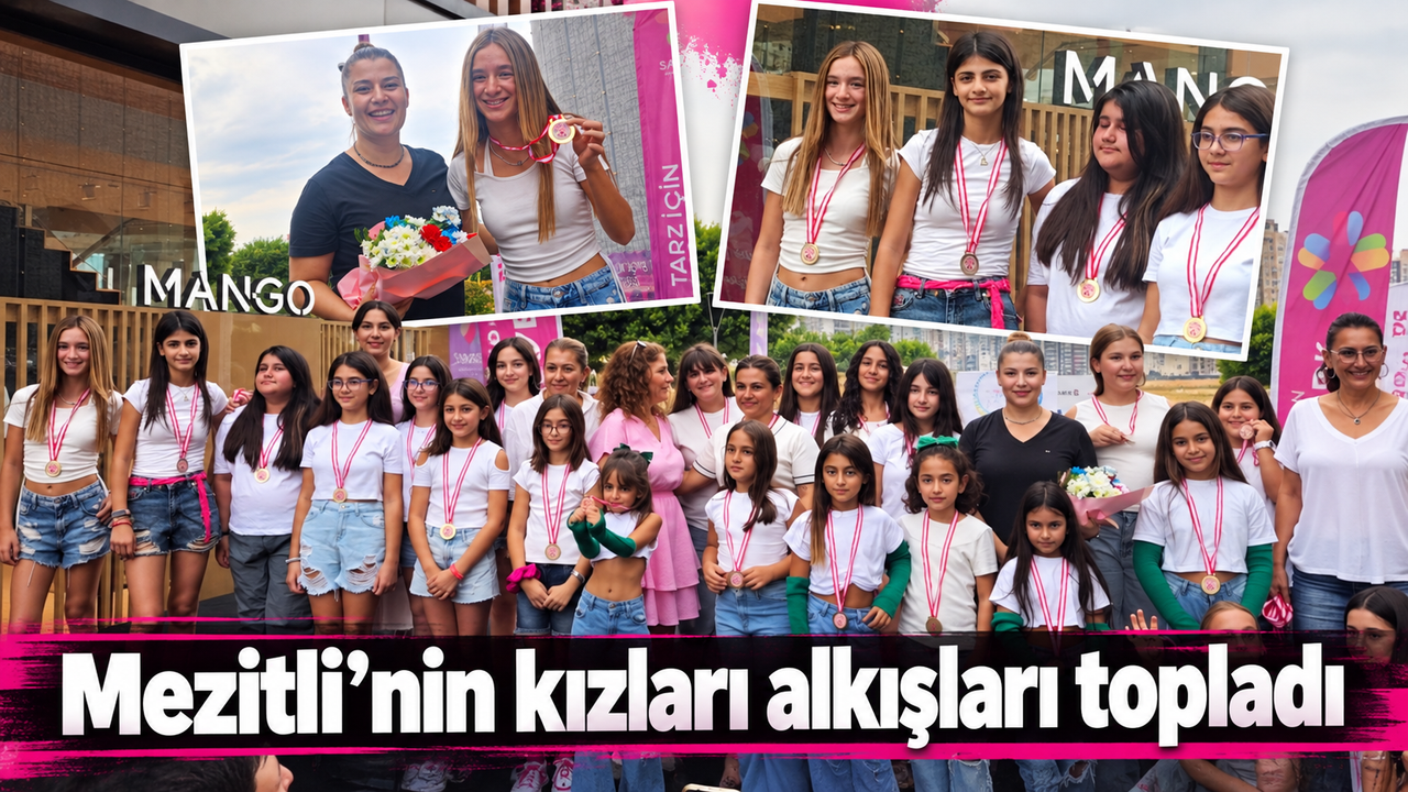 Mezitli’nin kızları sahnede büyüledi