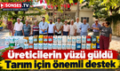 Yenişehir’den çiftçiye destek, toprağa bereket