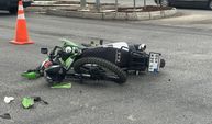 Burdur'da otomobille çarpışan motosikletin sürücüsü...