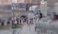 Aracını Kalabalığın Üstüne Sürdü!