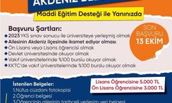 Akdeniz’de üniversiteli yeni öğrencilere eğitim desteği