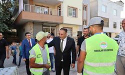Başkan Yılmaz, Kültür ve taziye evi çalışmalarını inceledi