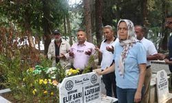 Depremde ölen muhtarlar mezar başında anıldılar!