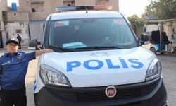 Telsizi eline alan down sendromlu Mehmet, bir günlüğüne polis oldu