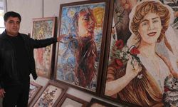 Mozaik tablolar 600 dolardan dünyanın dört bir yanına satılıyor
