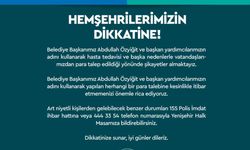 Yenişehir Belediyesi dolandırıcılara karşı vatandaşları uyardı