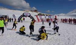 Isparta’da kar ragbi şampiyonası heyecanı