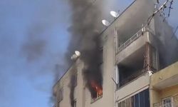 Apartman Dairesinde Çıkan Yangında Ev Alev Alev yandı!