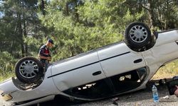 Takla atan otomobilin sürücüsü hayatını kaybetti