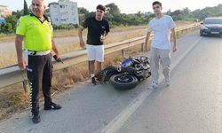 Manavgat çevreyolunda motosiklet kazası: 2 yaralı