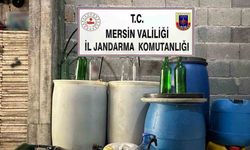 Mersin’de 640 litre sahte içki ele geçirildi