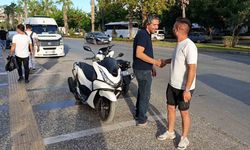 Motosikletleri karıştırıp başka motora binip gitti, polisin araması ile motosikleti geri getirdi