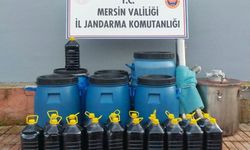 Mersin’de 420 litre sahte içki ele geçirildi