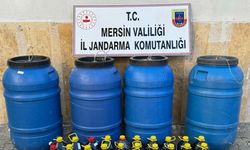 Mersin’de 2 ton 115 litre sahte içki ele geçirildi