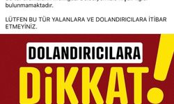 Başkan Palancıoğlu’ndan ‘dolandırıcı’ uyarısı