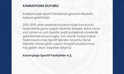 Kasımpaşa’da yeni sportif direktör Mustafa Aztopal