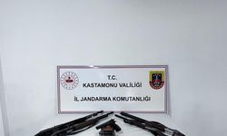 Kastamonu’da çok sayıda silah ele geçirildi