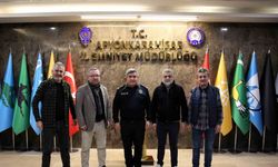 Manisalı Gazeteciler,  Afyon İl Emniyet Müdürü Mahmut Ay’ı ziyaret etti