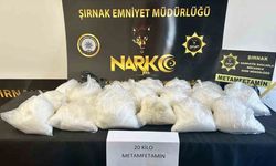 Şırnak’ta 20 kilo uyuşturucu ele geçirildi