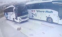 5 kişinin öldüğü, 38 kişinin yaralandığı yolcu otobüsünün otogardan çıkış anı kamerada