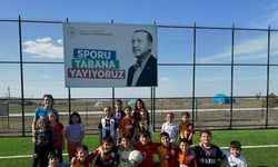 Mahmudiye’de GSB Spor Okulları Küçükler Atletizm antrenmanları sürüyor