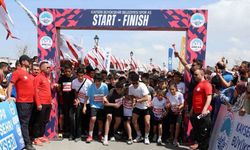 Büyükşehir Spor A.Ş.’nin çocuk koşusuna yüzlerce minik sporcu katıldı