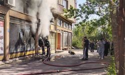Çorlu’da işyeri yangını