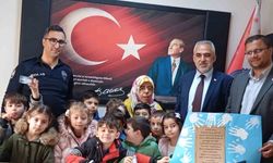Çorum’da miniklerden polis haftası ziyareti