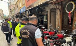 Dörtyol’da motosiklet tamircileri denetlendi