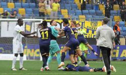 MKE Ankaragücü - Çorum FK maçı sonrası kavga
